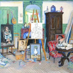 Damian ELWES -- Picasso’s Studio at Rue de la Boetie