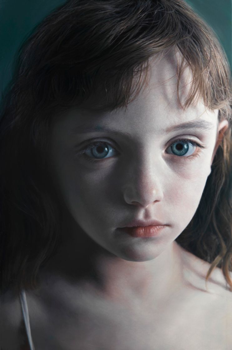 MODERNISM : ARTISTS : Gottfried HELNWEIN : Head of a Child 15 (Molly)