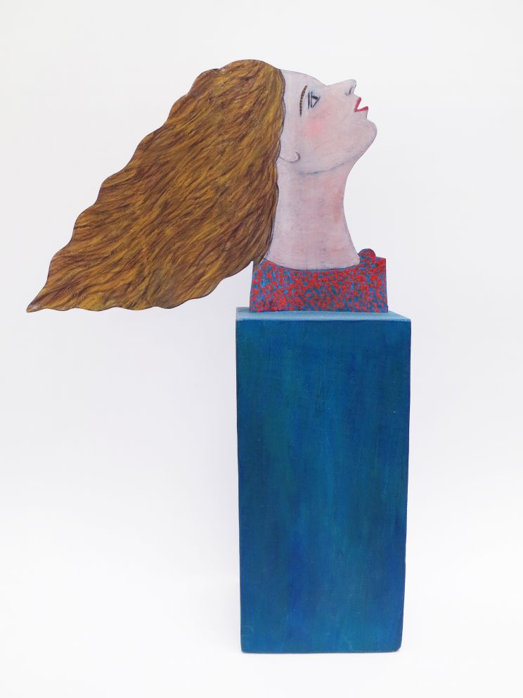 Jeune fille admirant les etoiles