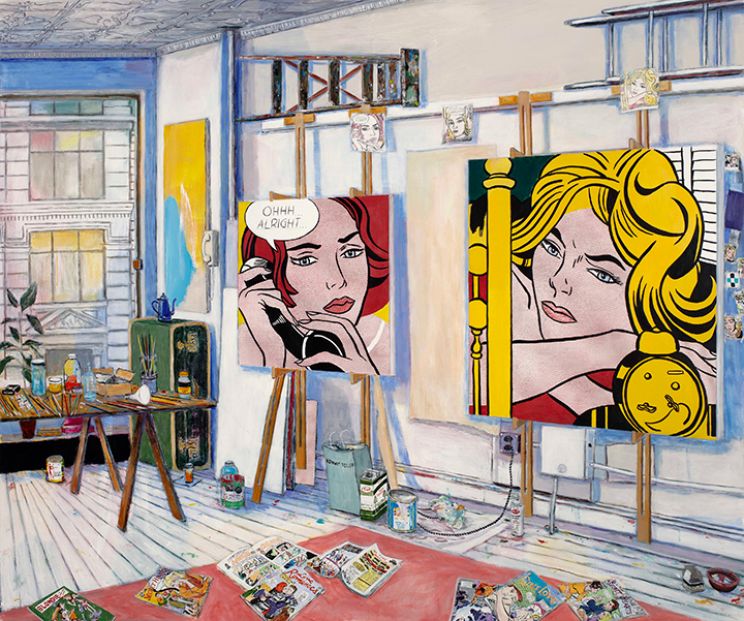 Roy Lichtenstein's Studio