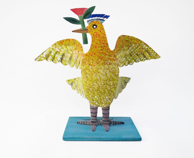 Modernism Artists Jean Dessirier Oiseau Jaune Avec