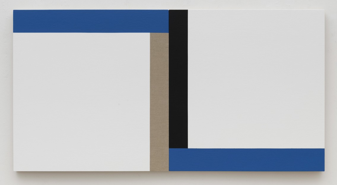 Matisse's Window – white, linen, black, blue