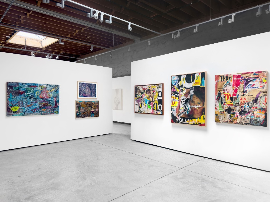 Artworks by Scott Williams and Jacques Villeglé